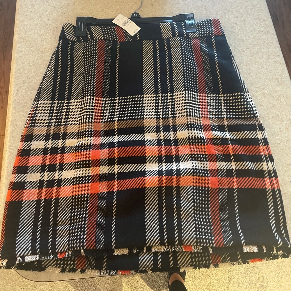 Ann Taylor Plaid Skirt